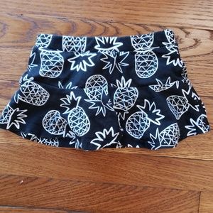Pineapple Baby Tennis Skirt